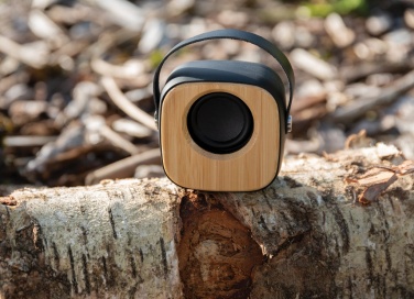 Logotrade promotional merchandise picture of: Bamboo 3W Wireless Fashion Speaker