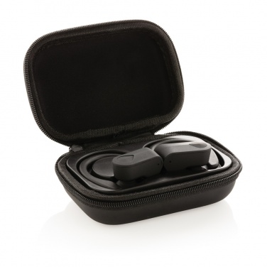 Logo trade promotional giveaways picture of: TWS sport earbuds in charging case