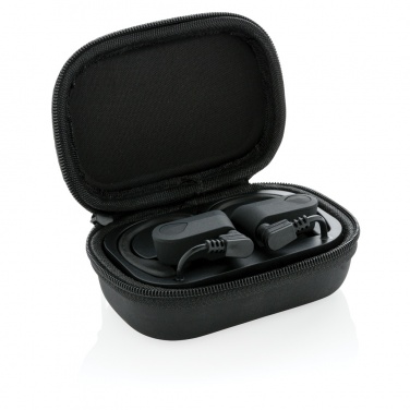 Logo trade promotional giveaways image of: TWS sport earbuds in charging case