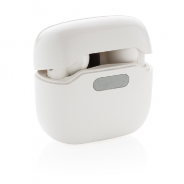 Logo trade promotional products image of: TWS earbuds in UV-C sterilising charging case