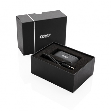 Logo trade promotional gifts image of: Swiss peak TWS earbuds