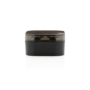 Logo trade promotional gifts image of: TWS earbuds in wireless charging case