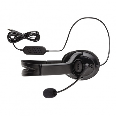 Logo trade promotional merchandise picture of: Over ear wired work headset