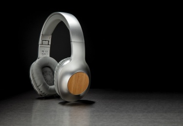 Logotrade business gift image of: Dakota Bamboo wireless headphone