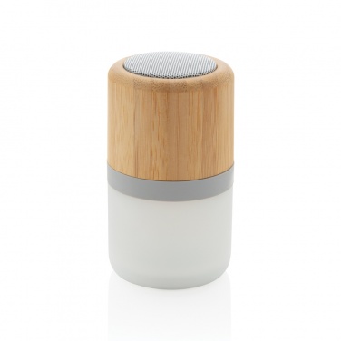 Logotrade promotional giveaways photo of: Bamboo colour changing 3W speaker light