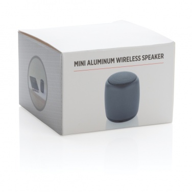 Logotrade advertising products photo of: Mini aluminium wireless speaker