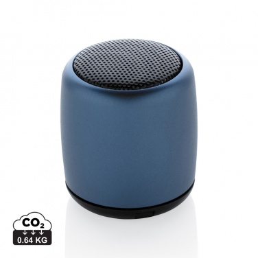 Logotrade promotional gift picture of: Mini aluminium wireless speaker