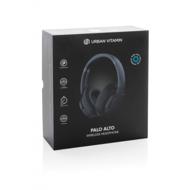 Logo trade promotional merchandise image of: Urban Vitamin Palo Alto RCS rplastic headphone