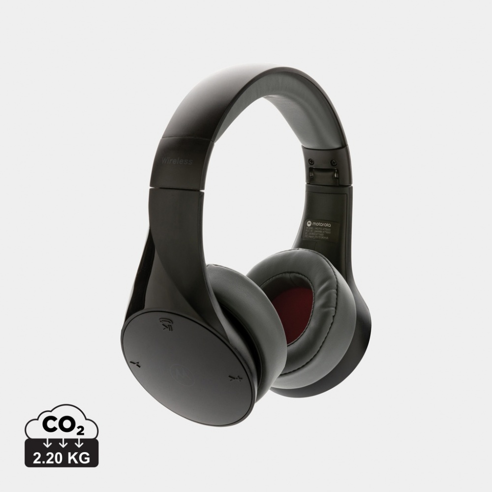 Logo trade promotional merchandise image of: Motorola MOTO XT500 wireless over ear headphone