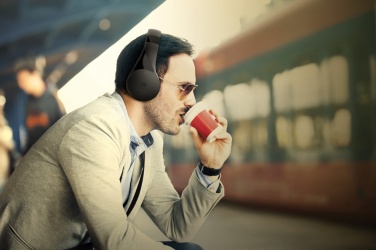 Logo trade business gifts image of: Motorola MOTO XT500 wireless over ear headphone
