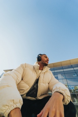 Logotrade promotional product picture of: Urban Vitamin Cupertino RCS rplastic ANC headphone