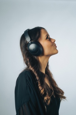 Logotrade promotional merchandise picture of: Urban Vitamin Cupertino RCS rplastic ANC headphone