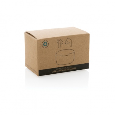 Logotrade promotional giveaway image of: RCS recycled plastic Liberty Pro wireless earbuds