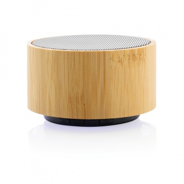 Logotrade promotional gifts photo of: RCS recycled plastic and bamboo 3W wireless speaker