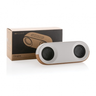 Logotrade business gifts photo of: Oregon RCS recycled plastic and cork 10W speaker