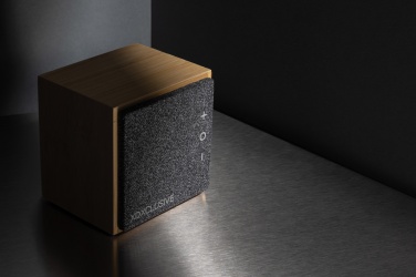 Logo trade promotional products image of: Wynn 5W bamboo wireless speaker
