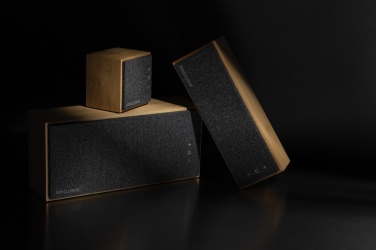 Logo trade promotional products image of: Wynn 5W bamboo wireless speaker