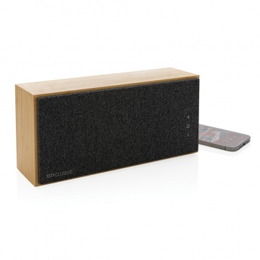 Logotrade promotional gift image of: Wynn 20W bamboo wireless speaker