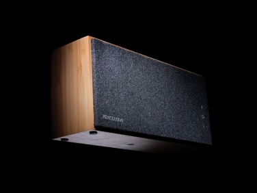 Logo trade promotional merchandise photo of: Wynn 20W bamboo wireless speaker