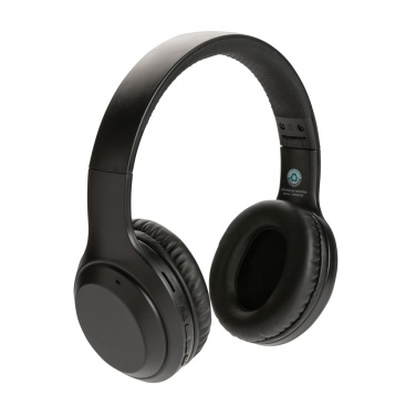Logo trade promotional giveaways image of: RCS standard recycled plastic headphone