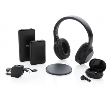 Logo trade corporate gifts picture of: RCS standard recycled plastic TWS earbuds