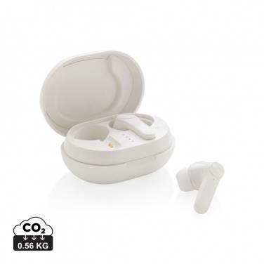 Logotrade promotional gift image of: RCS standard recycled plastic TWS earbuds
