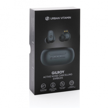 Logotrade promotional giveaway picture of: Urban Vitamin Gilroy hybrid ANC and ENC earbuds