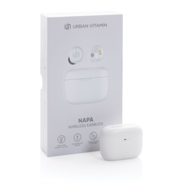 Logo trade promotional merchandise picture of: Urban Vitamin Napa earbuds