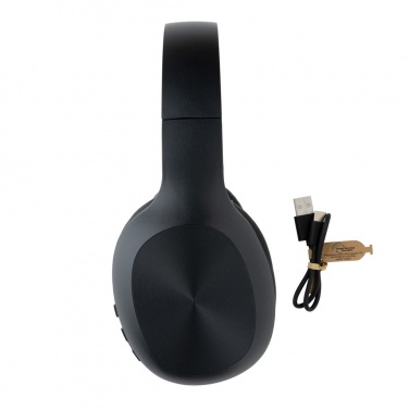 Logo trade promotional gifts image of: RCS recycled plastic JAM wireless headphone