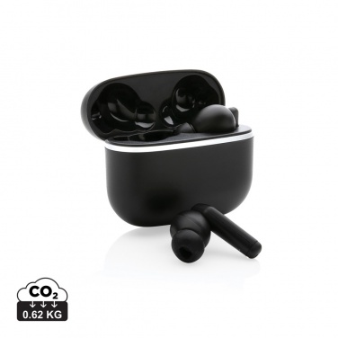 Logotrade promotional merchandise picture of: RCS recycled plastic Swiss Peak TWS earbuds 2.0