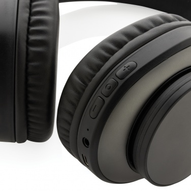 Logo trade promotional products picture of: Terra RCS recycled aluminium wireless headphone