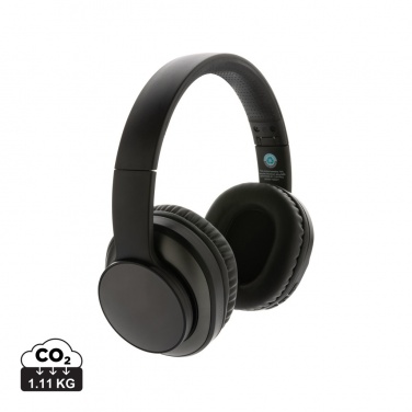 Logotrade promotional giveaway image of: Terra RCS recycled aluminium wireless headphone