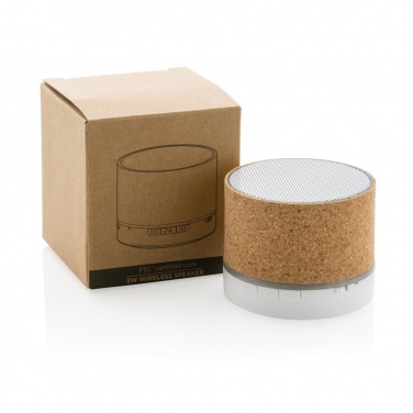 Logotrade promotional giveaways photo of: Cork 3W wireless speaker
