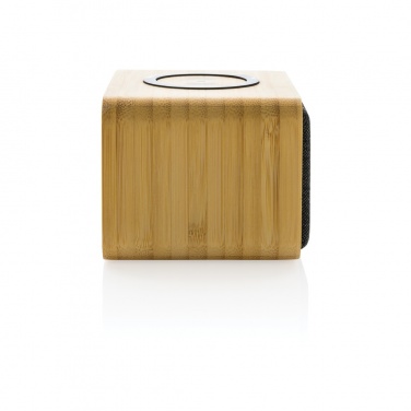 Logotrade promotional products photo of: RCS Rplastic 3W speaker with bamboo 5W wireless