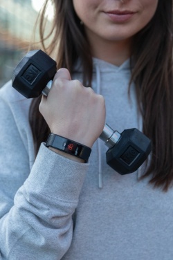 Logotrade promotional product image of: RCS recycled TPU Sense Fit with heart rate monitor