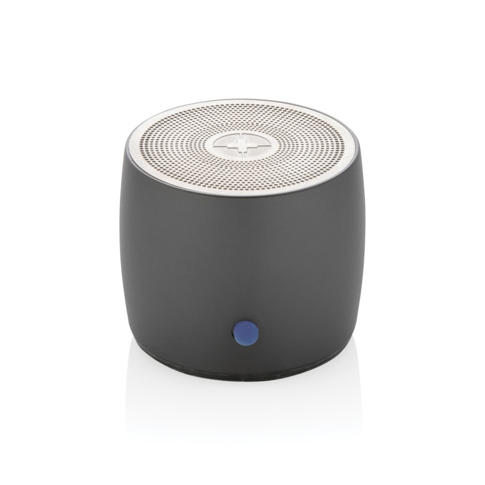 Logotrade business gifts photo of: Swiss Peak RCS recycled aluminum 3W bass speaker