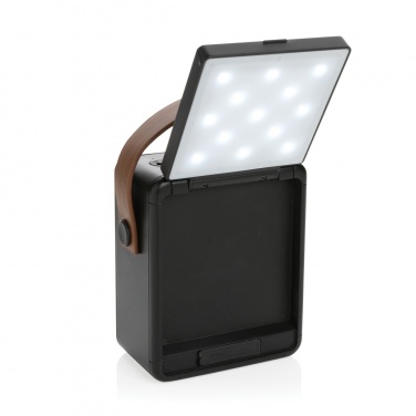 Logo trade promotional gifts picture of: Skywave RCS recycled plastic solar speaker 12W