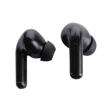 Logotrade promotional merchandise picture of: Skywave RCS recycled plastic solar earbuds