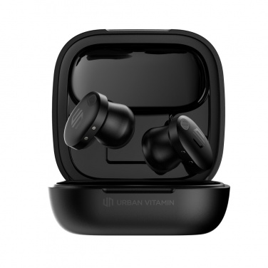 Logo trade promotional merchandise image of: Lakewood RCS recycled and repairable wireless earbuds