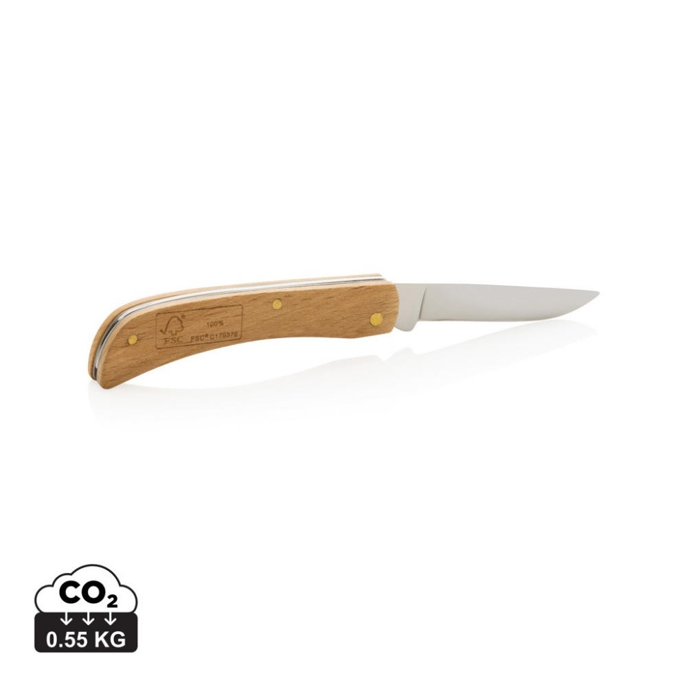 Logo trade corporate gifts picture of: Wooden knife