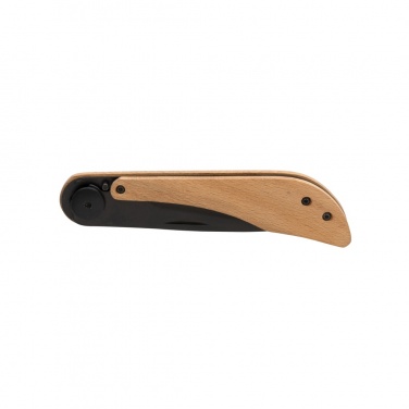 Logo trade promotional merchandise picture of: Nemus Luxury Wooden knife with lock