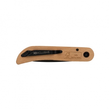 Logo trade promotional merchandise image of: Nemus Luxury Wooden knife with lock