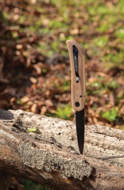 Logotrade promotional giveaway image of: Nemus Luxury Wooden knife with lock