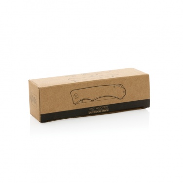 Logo trade corporate gifts image of: Wooden outdoor knife