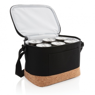 Logotrade promotional gift picture of: Two tone cooler bag with cork detail