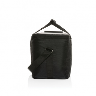 Logo trade promotional products image of: Pedro AWARE™ RPET deluxe cooler bag with 5W solar panel