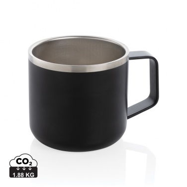 Logo trade promotional items image of: Stainless steel camp mug