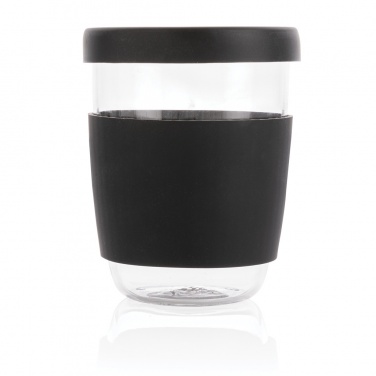 Logo trade promotional merchandise image of: Ukiyo borosilicate glass with silicone lid and sleeve