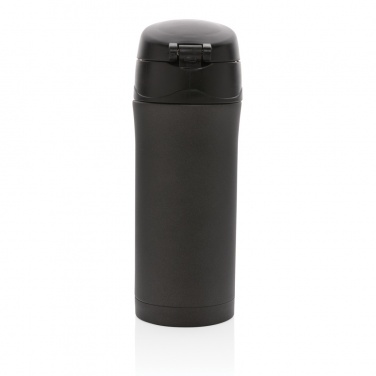 Logo trade promotional gifts image of: Metallic easy lock vacuum mug