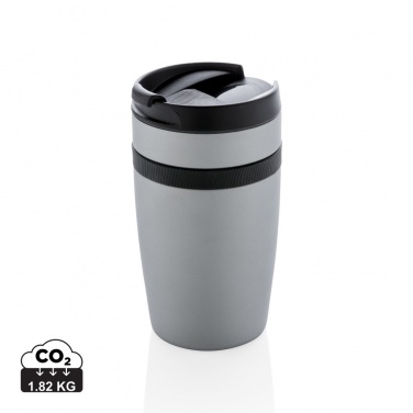 Logo trade business gifts image of: Sierra leak proof vacuum coffee tumbler